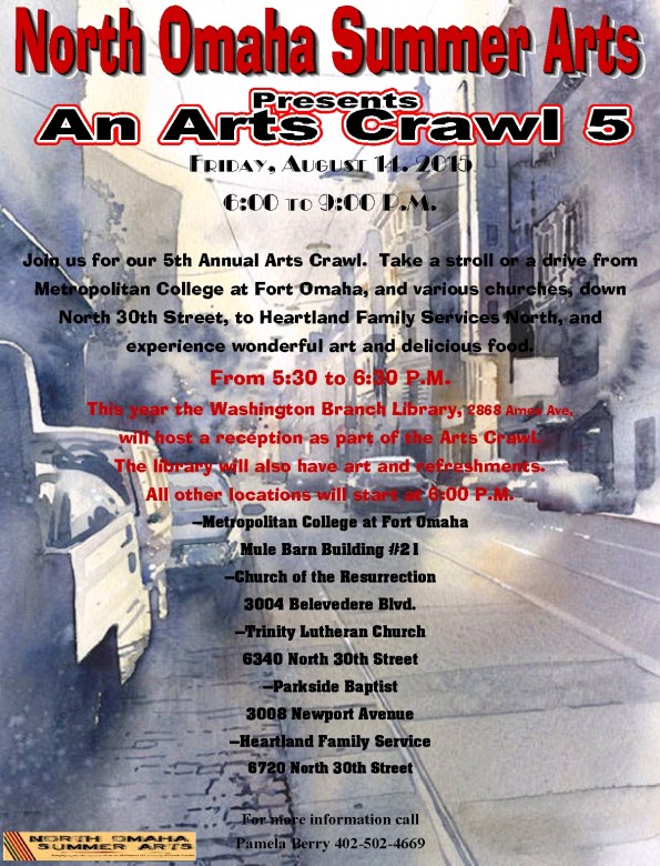North Omaha Arts Crawl 2015-3-1