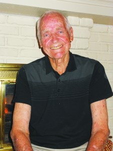 Bob at fireplace (Leo)