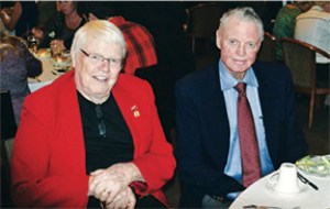 Lew with Tom Osborne